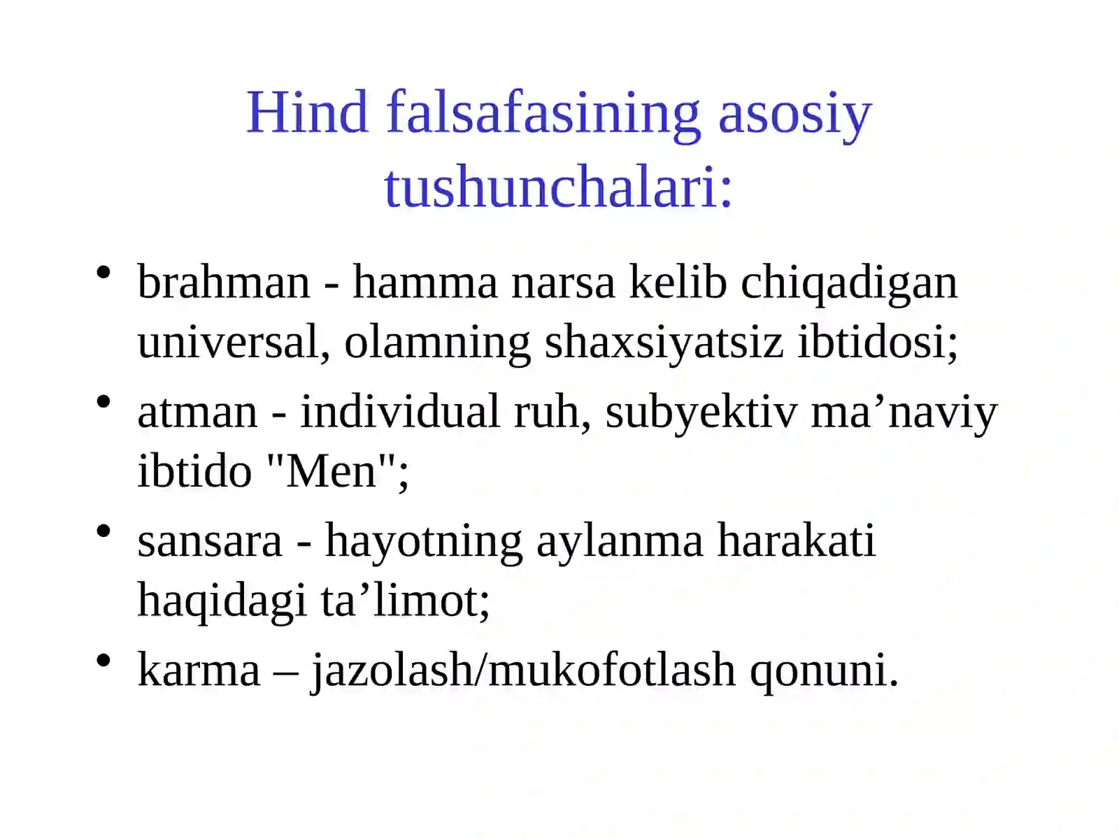 Hind falsafasi 3