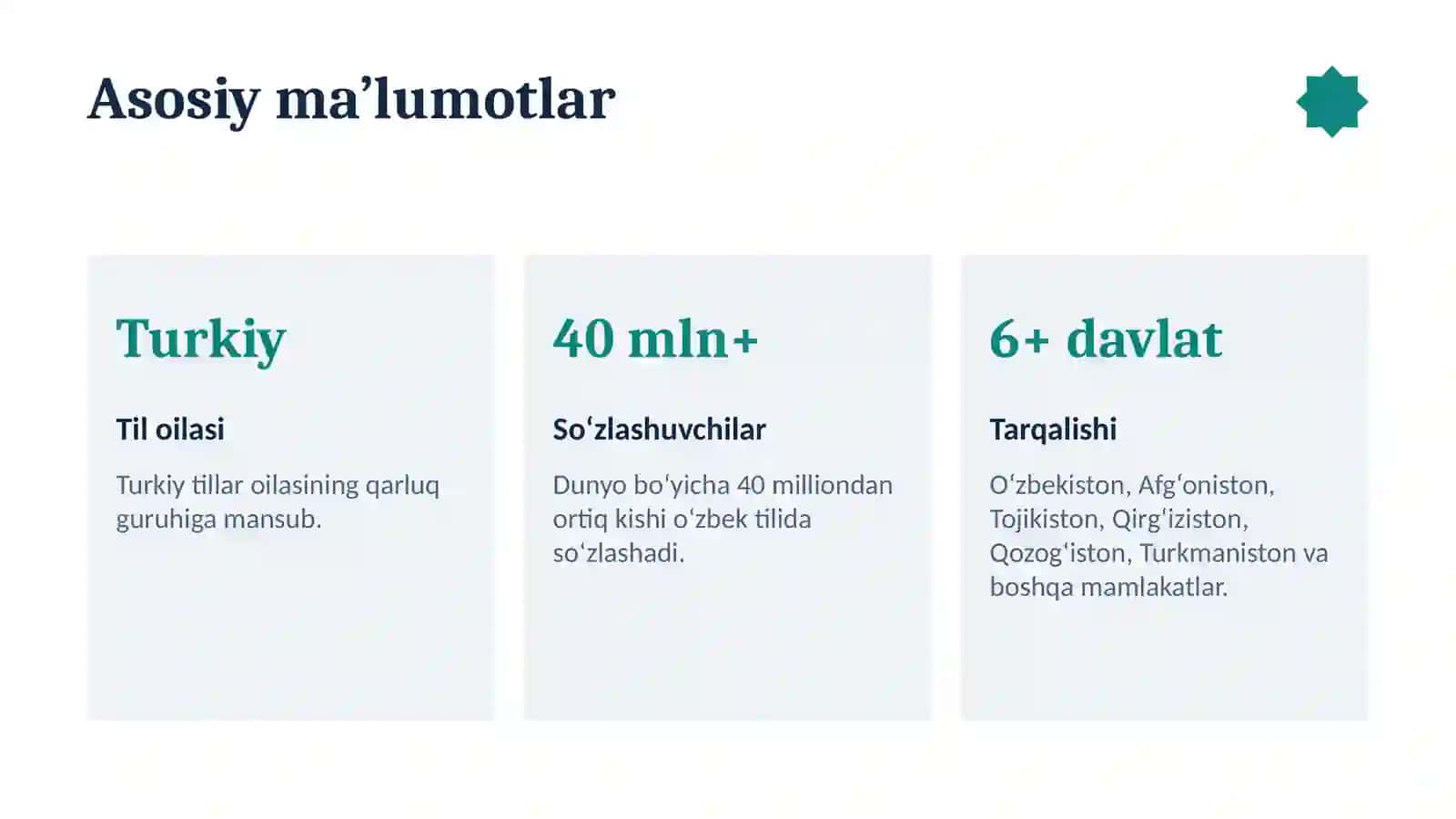 O`zbek tili haqida prezintatsiya 3