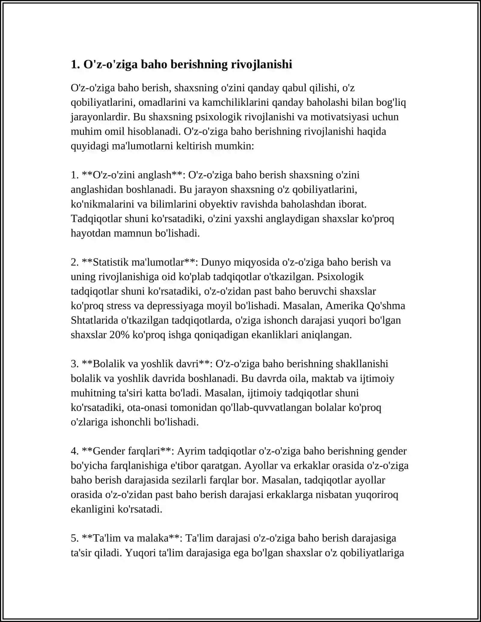 MAKTABGACHA YOSHDAGI BOLADA XULQ MOTIVLARINING RIVOJLANISHI VA O’ZIGA BAHO BERISHI SHAKLLANISHI 3