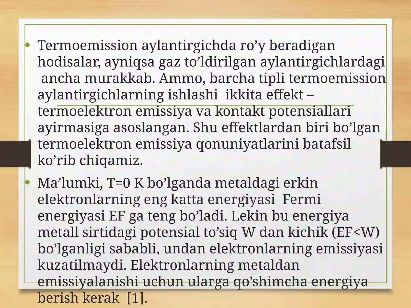 Termoelektron emissiya hodisasi 3