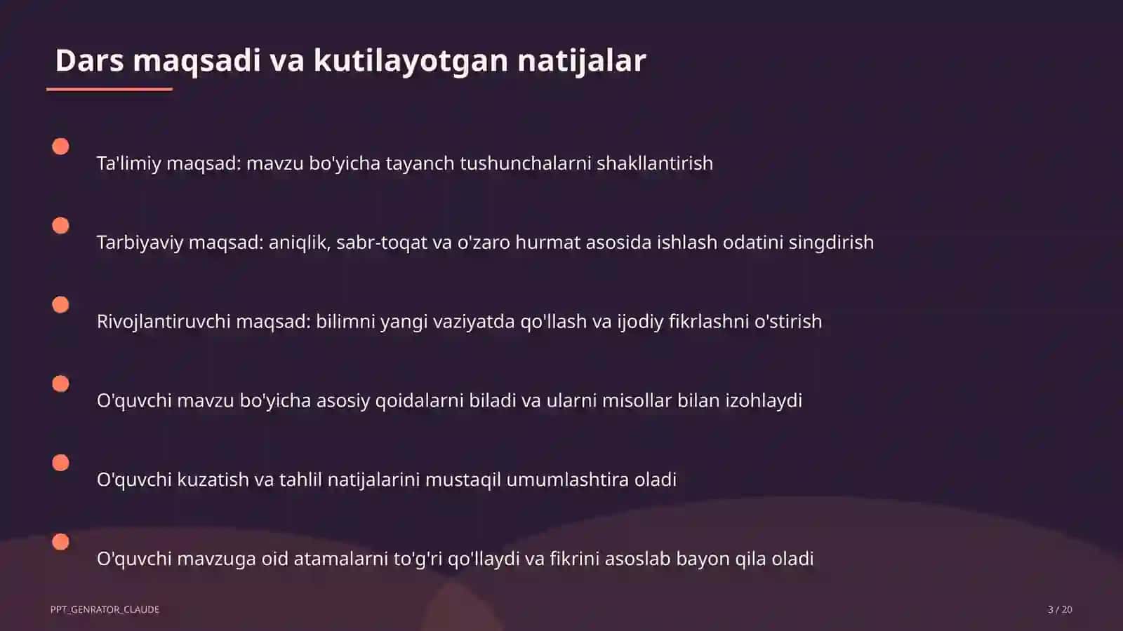 Mexanik harakat: yo'l, tezlik, vaqt (6-sinf) 3