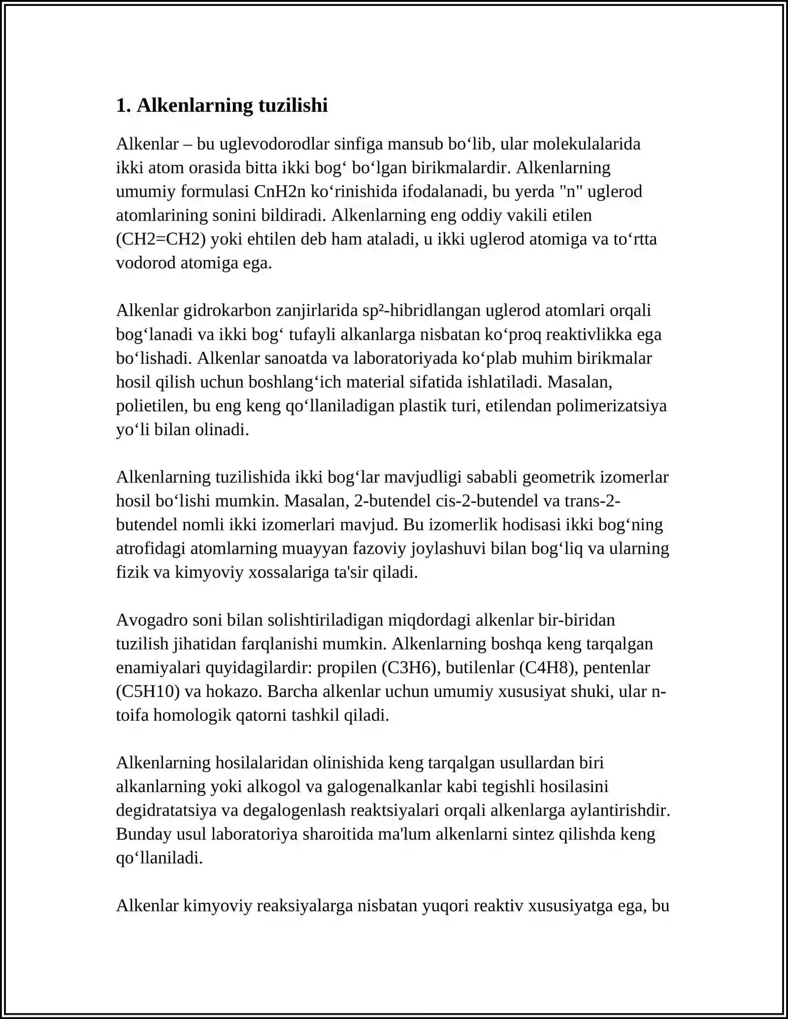 ALKENLAR 3