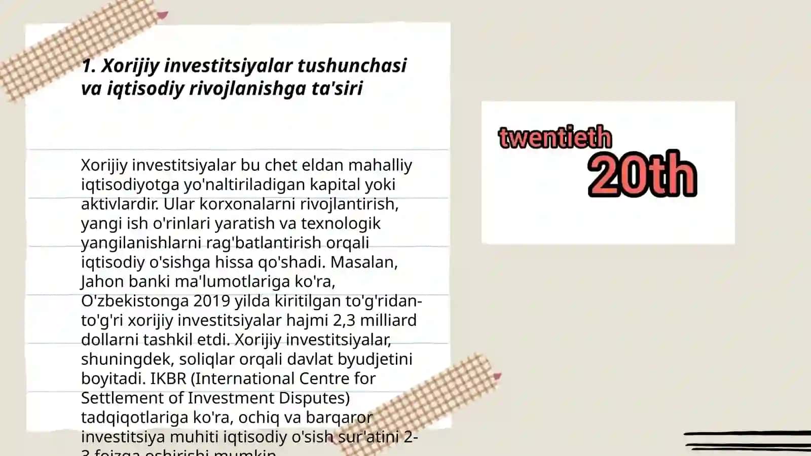 Iqtisodiy rivojlanishda xorijiy investitsiyalarning o‘rni va natijalari 3
