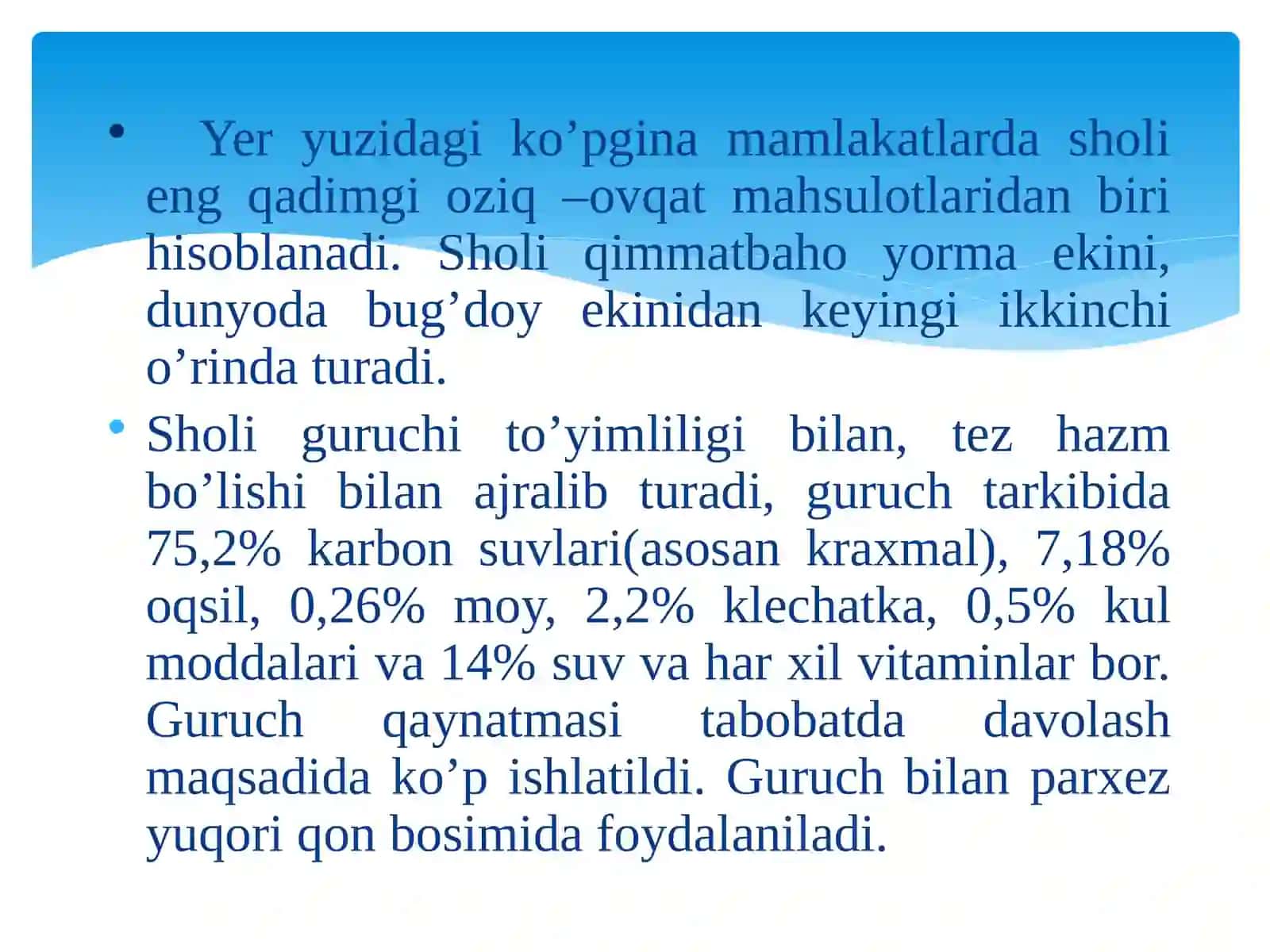 Sholibiologiyasi va yetishtirishtexnologiyasi 3