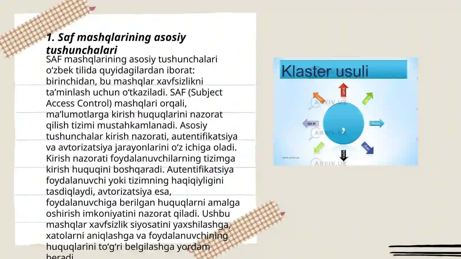 Saf va umumiyrivojlontiruvchi mashqlarni o'tkazish metodikasi 3