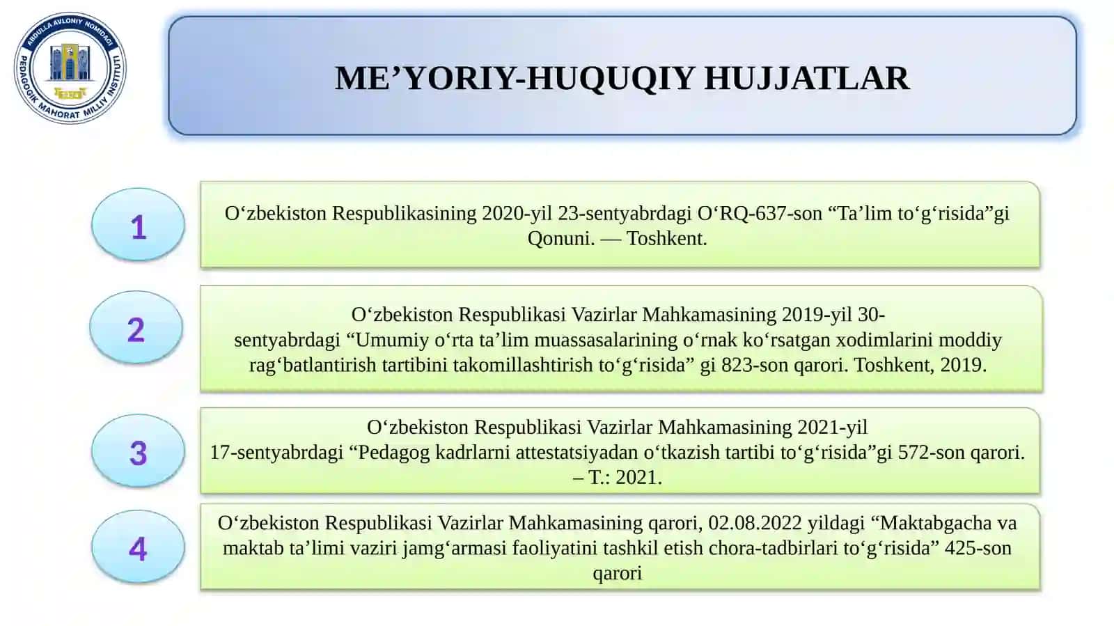 Menejerlik o‘quv kursi 188-guruh 3