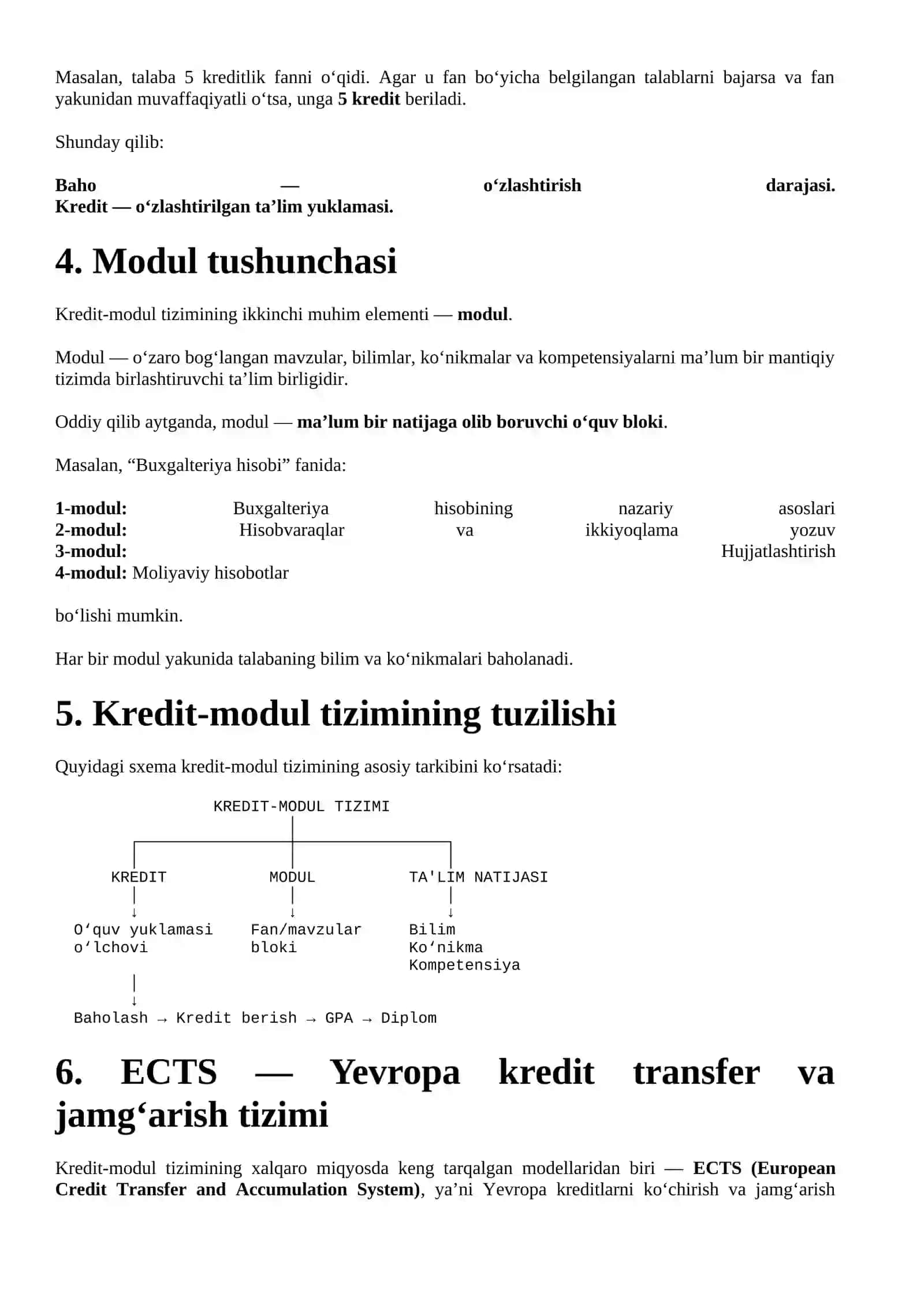 KREDIT-MODUL TIZIMI 3
