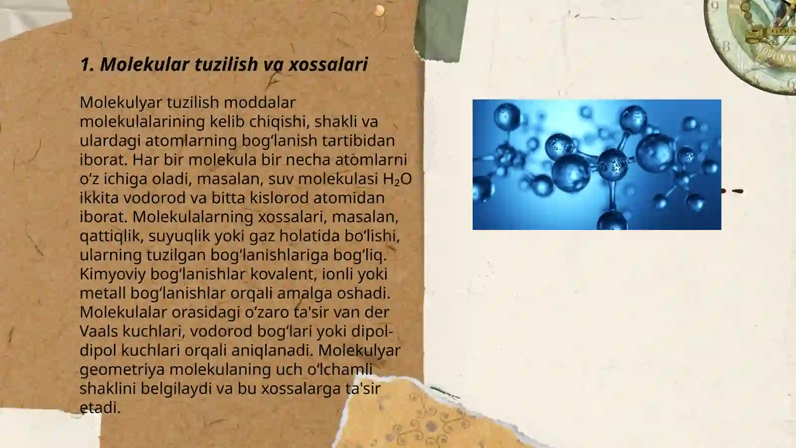 Molekulyar fizika 3