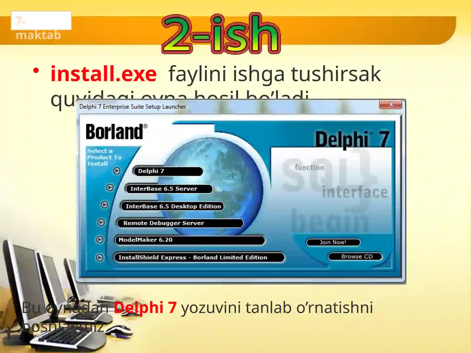 Delphi 7 o'rnatish va sozlash 3