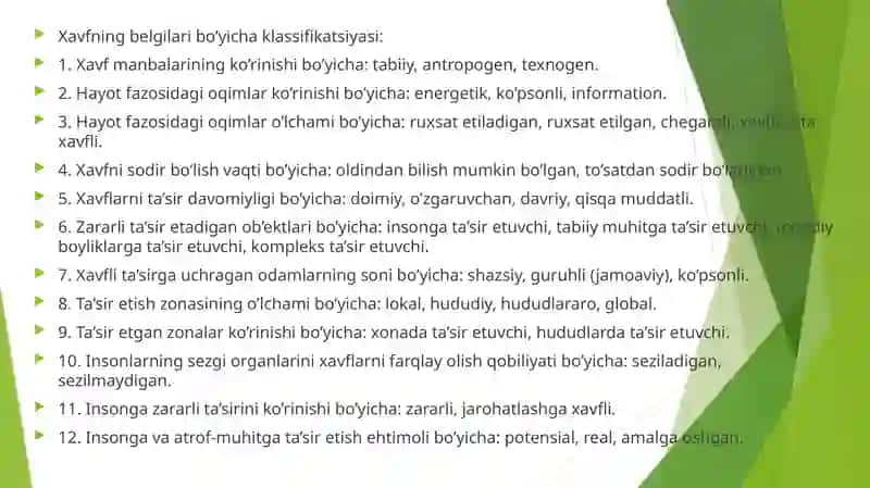 Xavflar va Tavakkal Nazariyasi 3