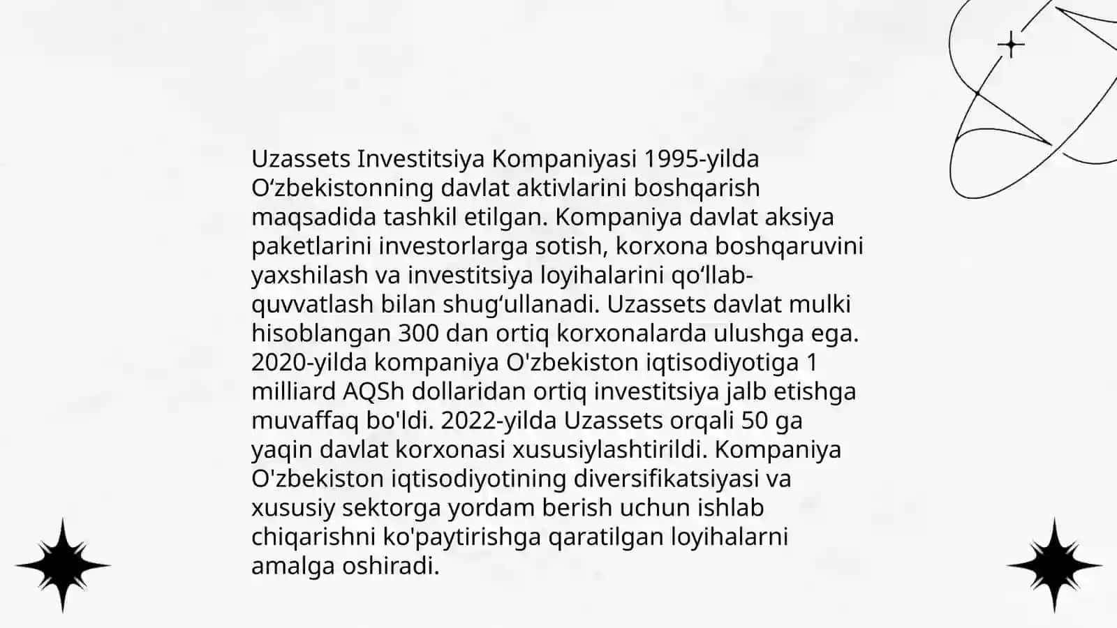 Uzassets Investitsiya Kompaniyasi 3