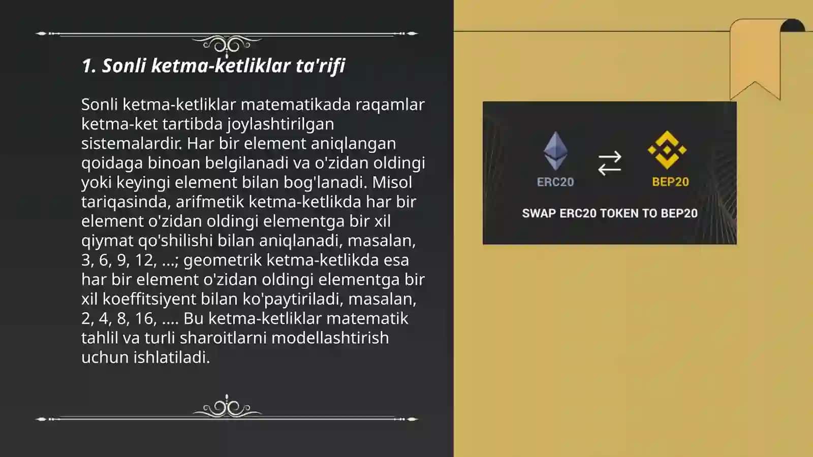 Sonli ketma-ketliklar va uning limiti 3