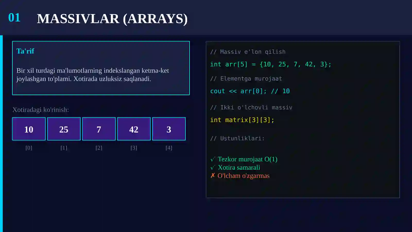 C++ DASTURLASH 3