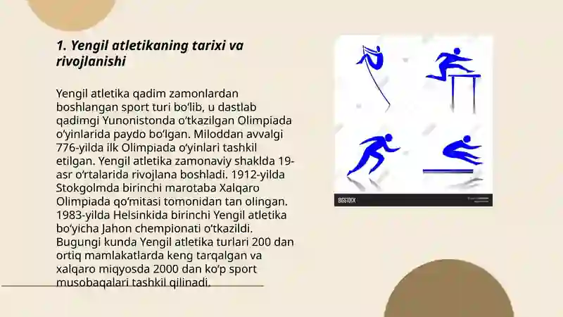 Yengil atletika darslari 3