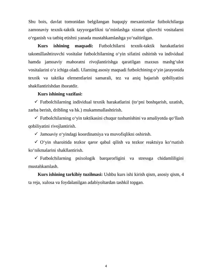 Futbolchilarni texnik-taktik harakatlarini takomillashtiruvchi vositalar 3