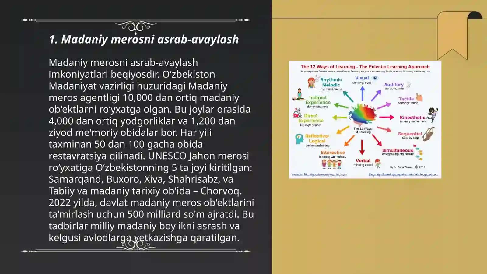 Madaniy merosni asrab-avaylash 3
