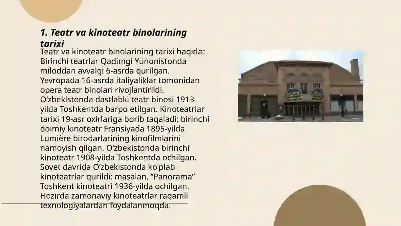 Teater va kinoteatr binolari 3