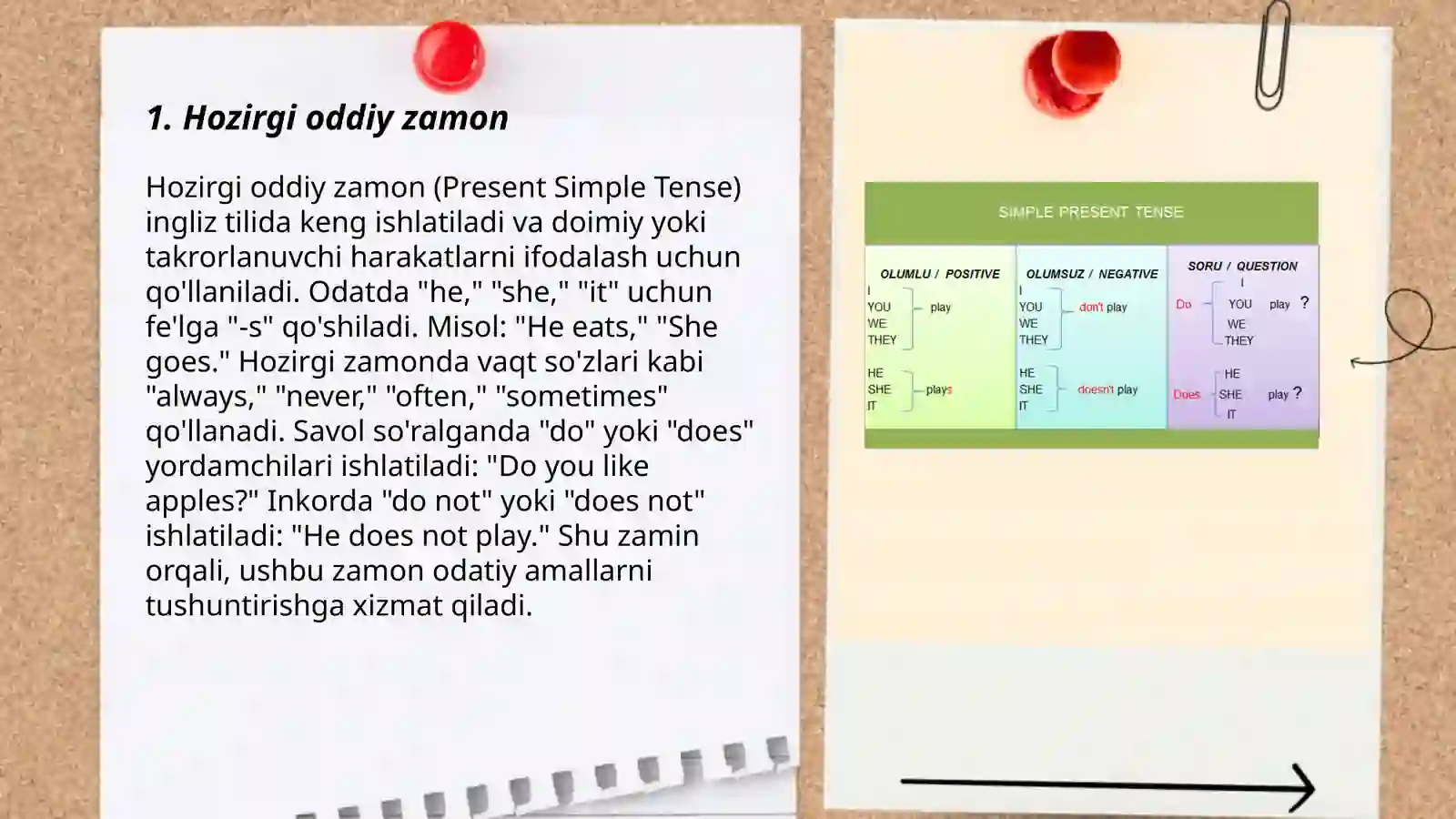 PAST SIMPLE PRESENT SIMPLE 3