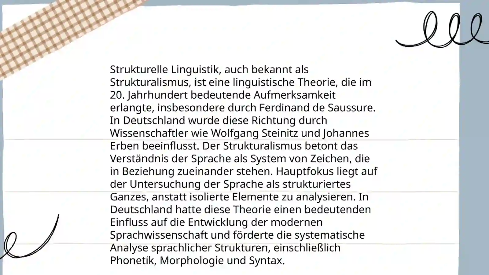 Strukturelle Linguistik 3