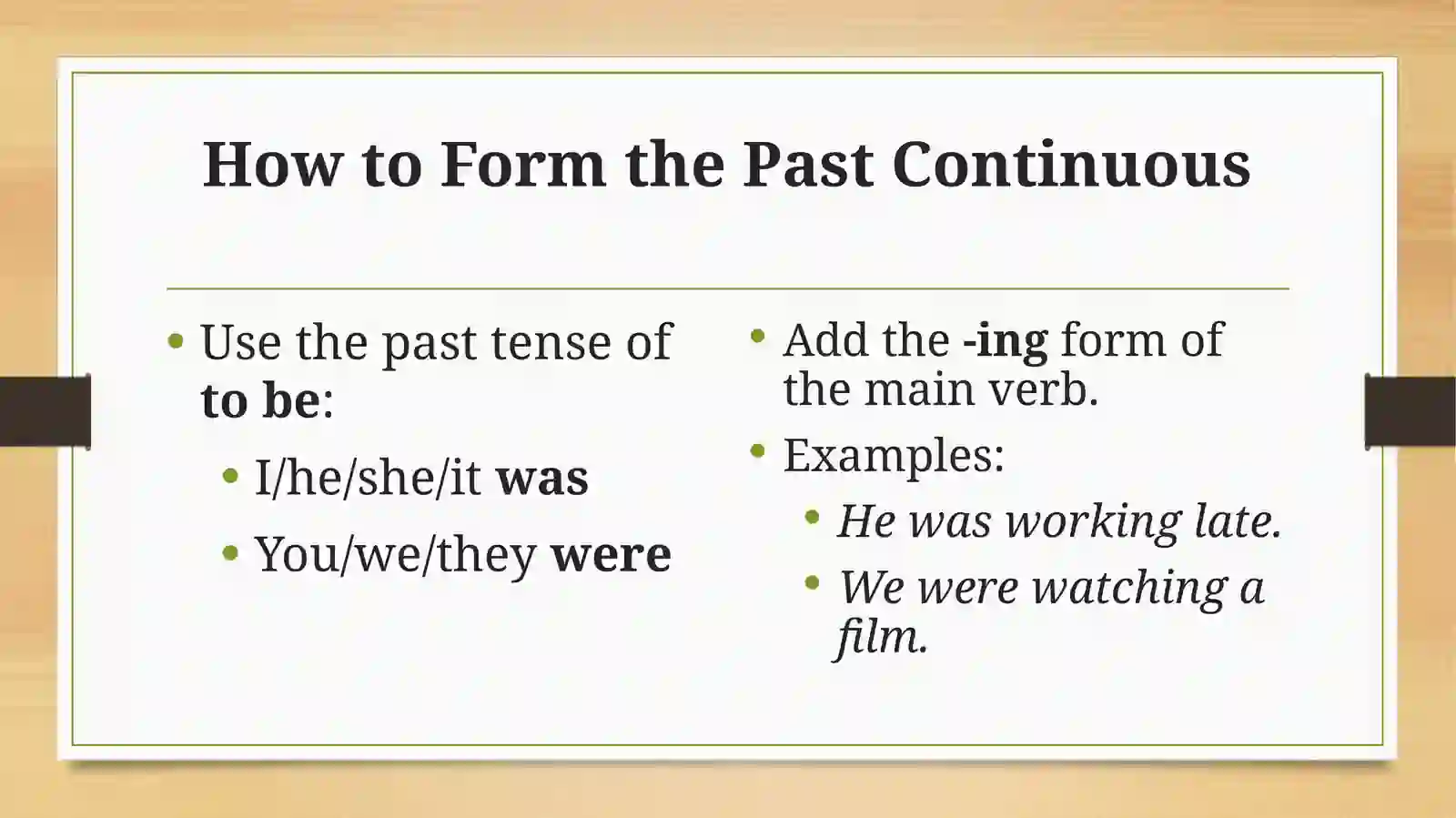 Past continuous tense 3