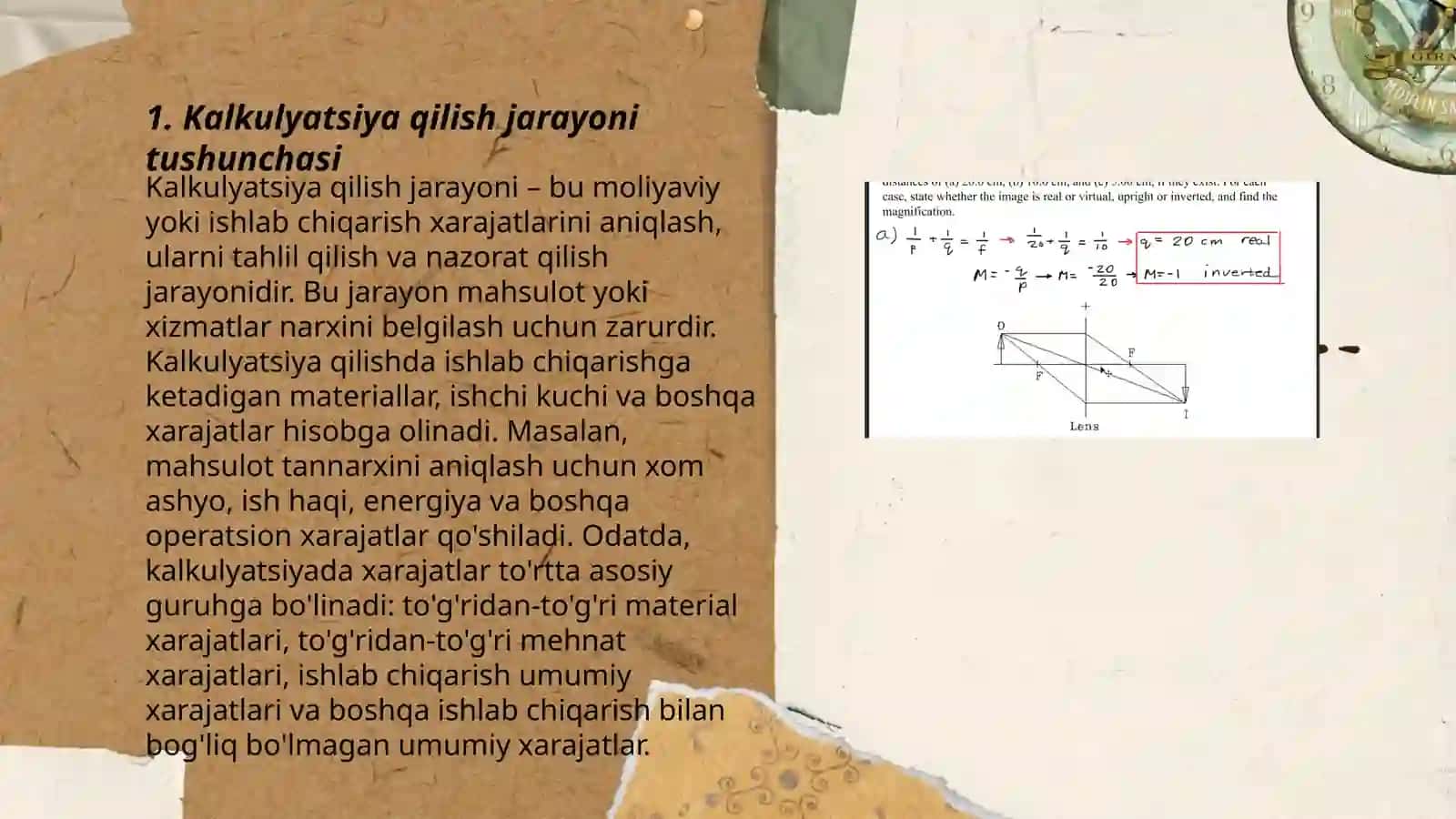 Kalkulyatsiya qilishning jarayonli va normativ usuli 3