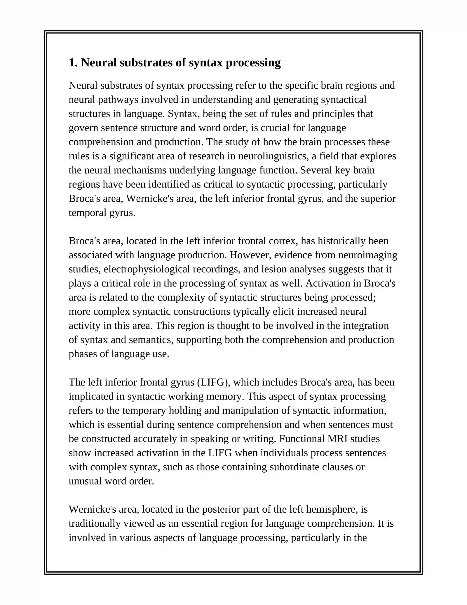NEUROLINGUISTIC BRAIN AND LANGUAGE 3