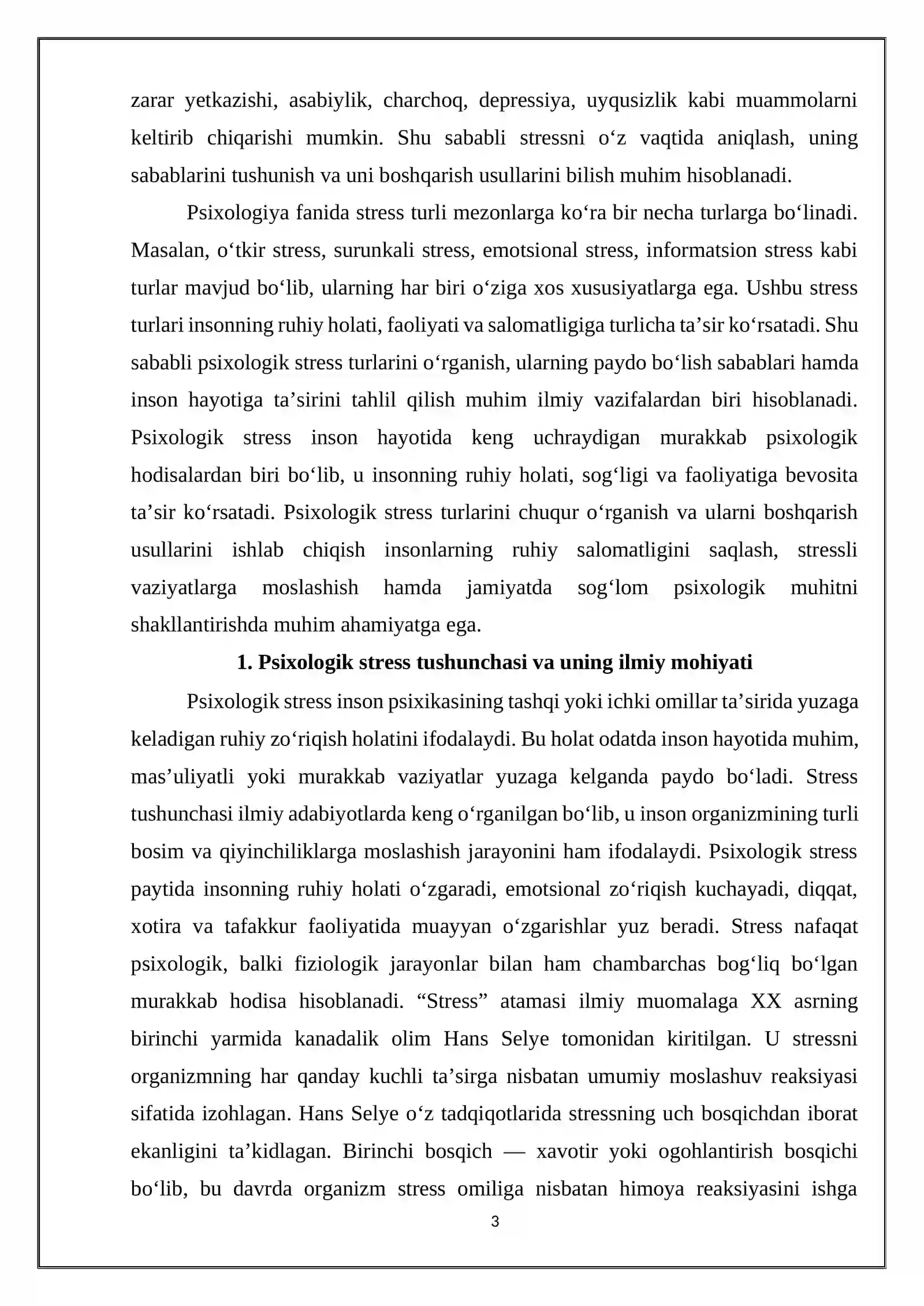 Psixologik stres turlari 3