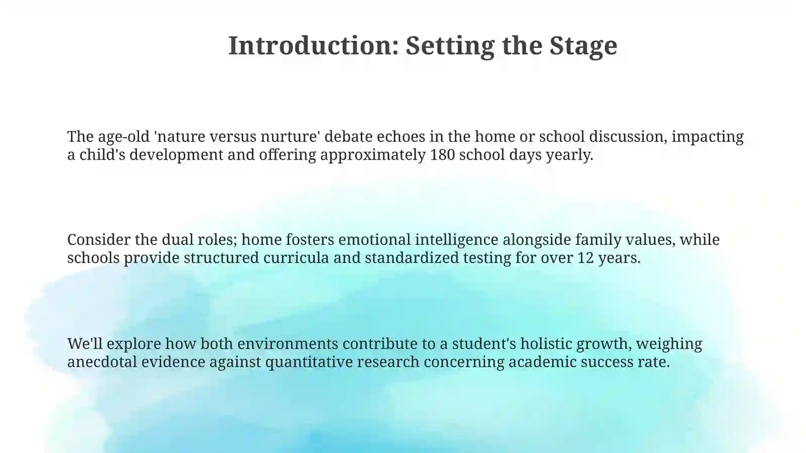 Home or School 3