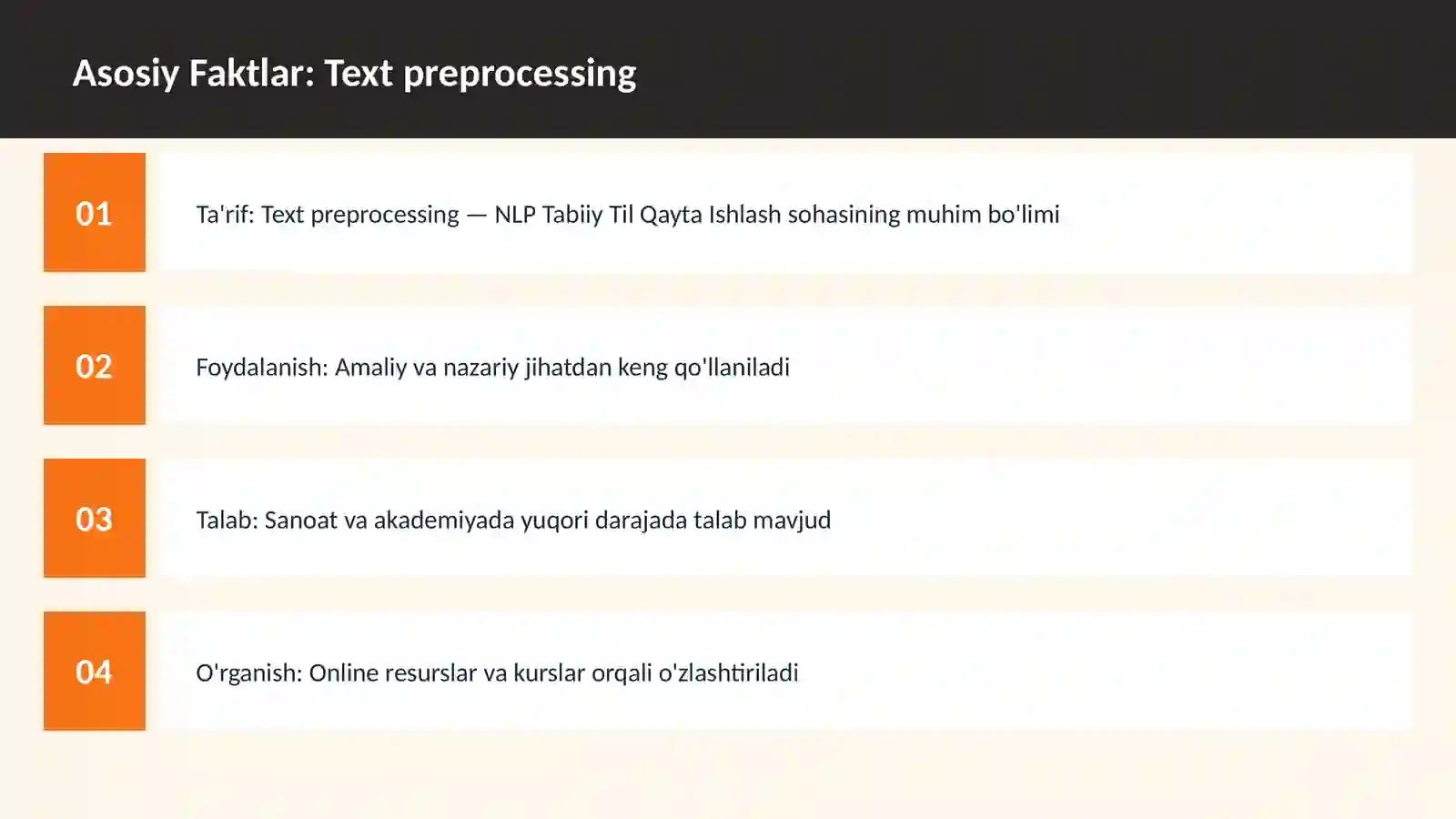 Text preprocessing 3