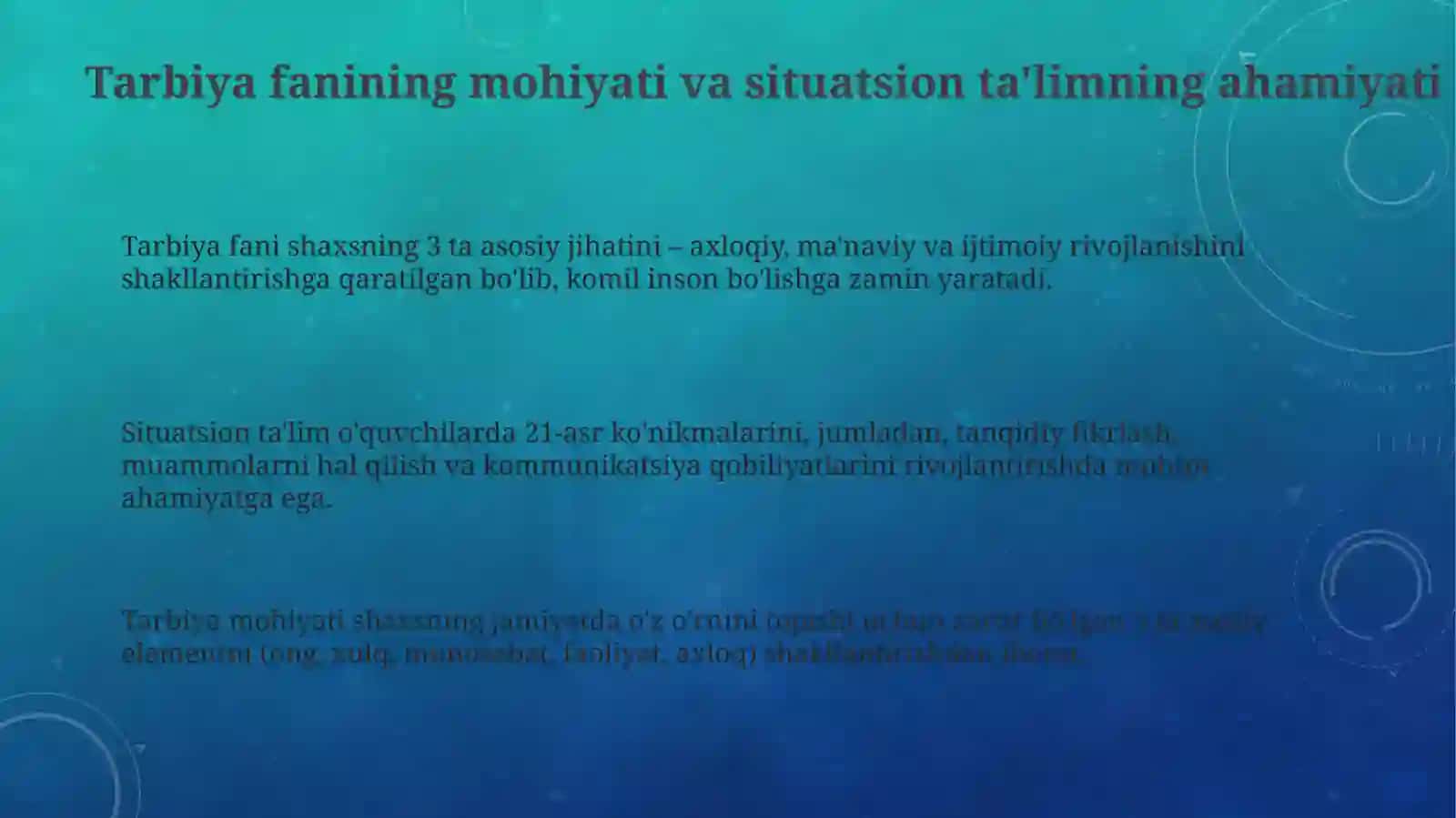Situativta’limasosidaumumta’limmaktablaridaTarbiyafaninio‘qitish 3