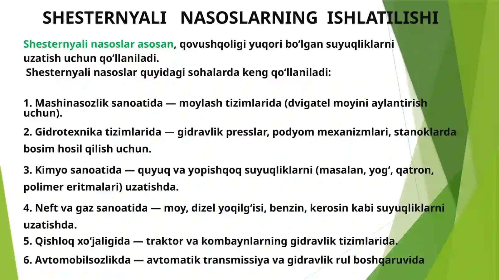 SHESTERNYALI NASOSLAR 3