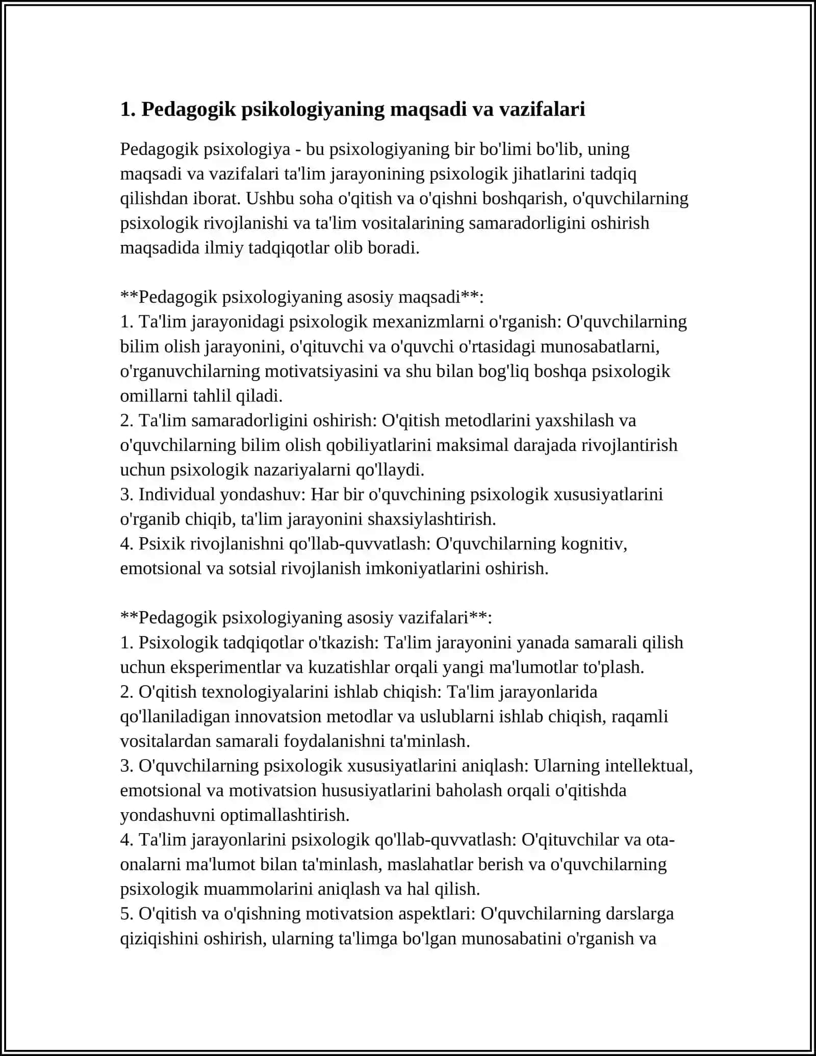 PEDAGOGIK PISIXALOGIYASINING YUZAGA KELISH TARIXI 3