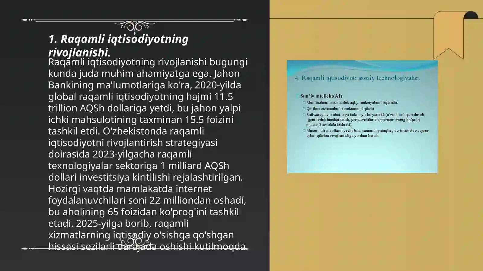 Iqtisodiyotda axborot va komunikatsiyalar texnologiyasi 3