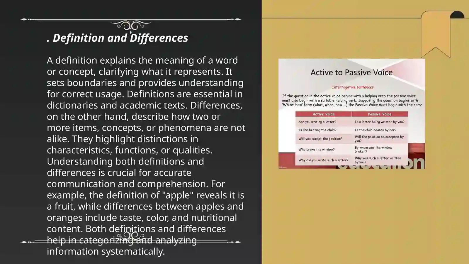 Active and Passive voice 3