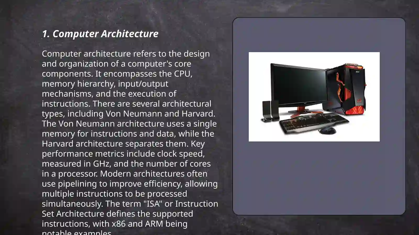 Computer Architecture 3