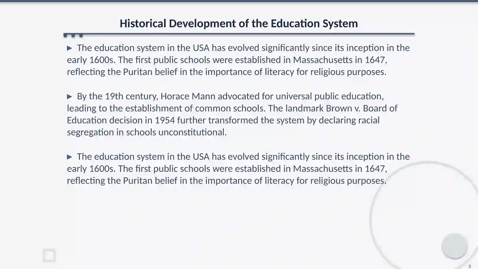 Education system in the USA 3