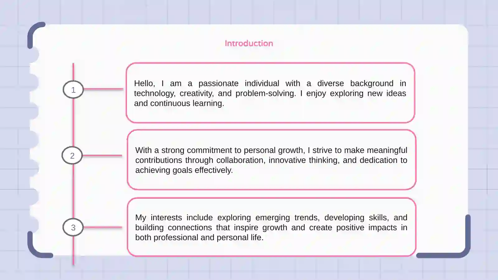 About Myself 3