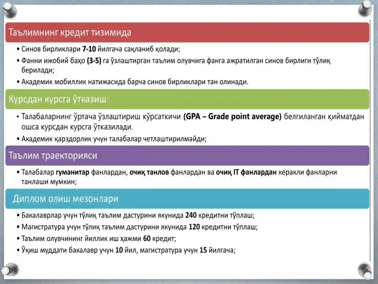 Кредит тизими йўриқномаси 3