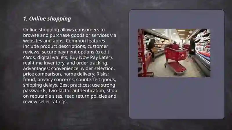 Online shopping 3