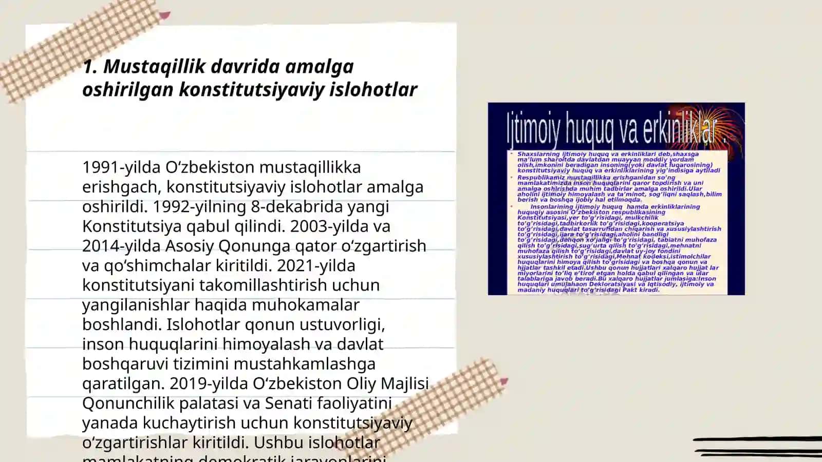 Mustallik yillarda davlat boshqaruvi tizimida amalga oshirilgan islohotlar 3