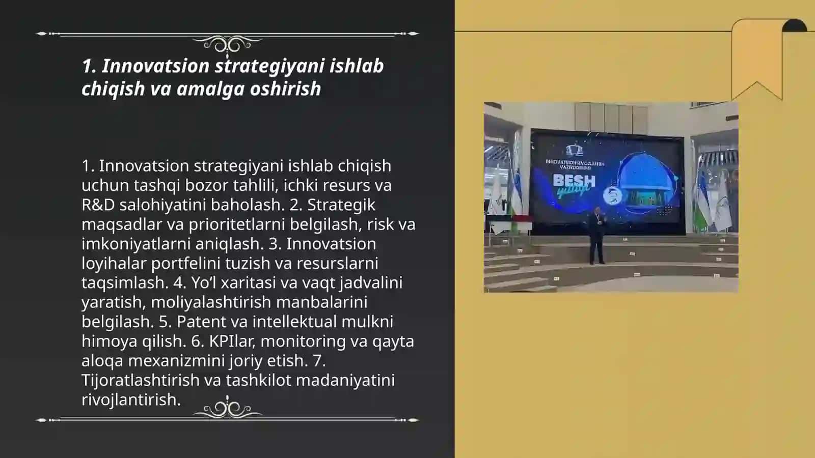 Innovatsion faoliyatni strategik boshqarish 3