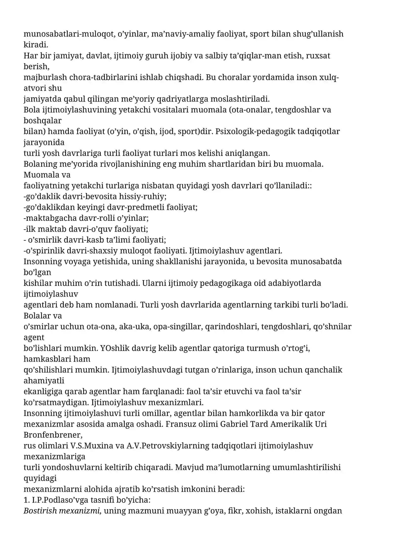Ijtimoiylashuv omillari va vositalari 3