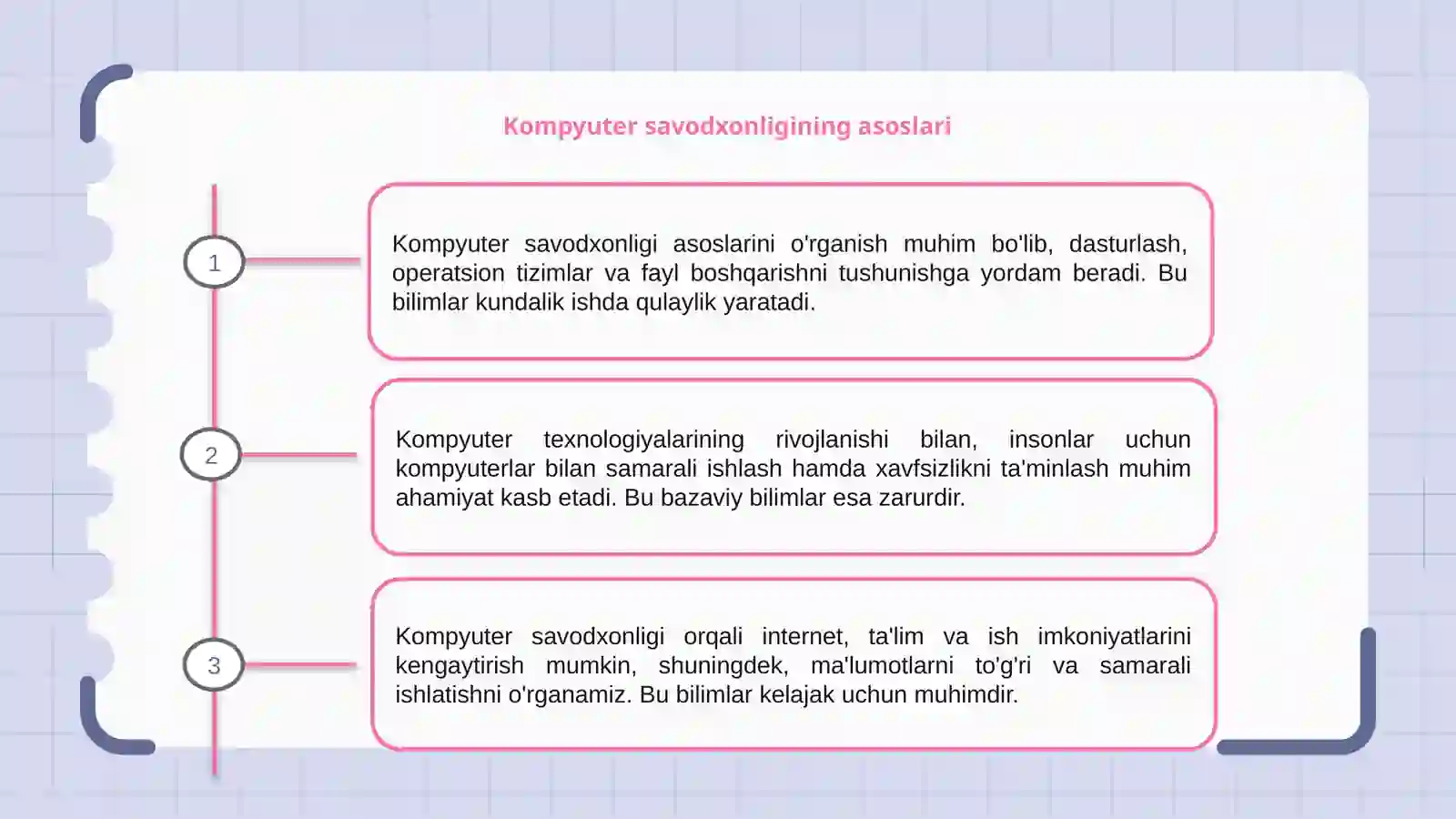 Kompyuter savodxonligi 3