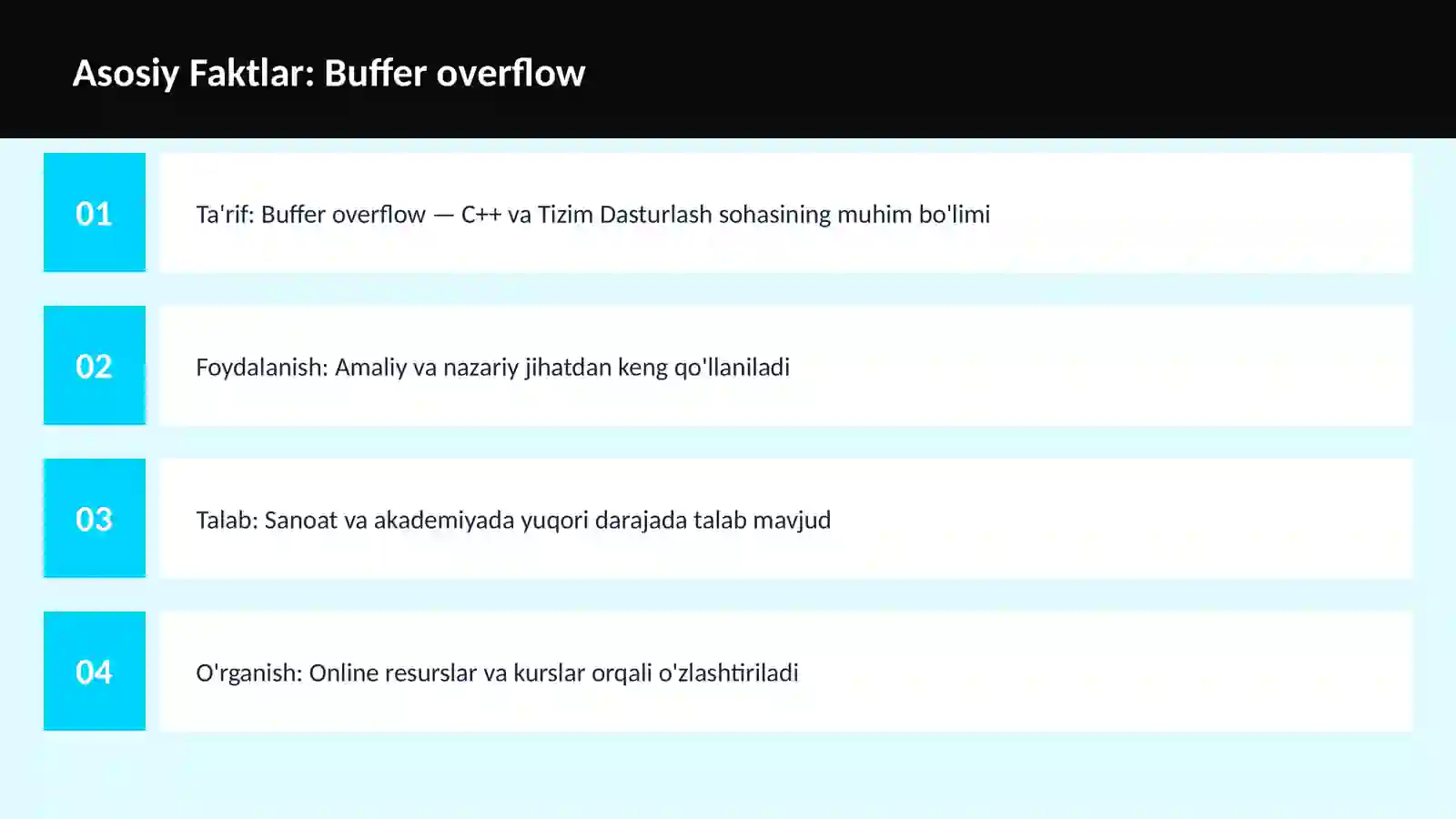 C++ VA TIZIM DASTURLASH 3