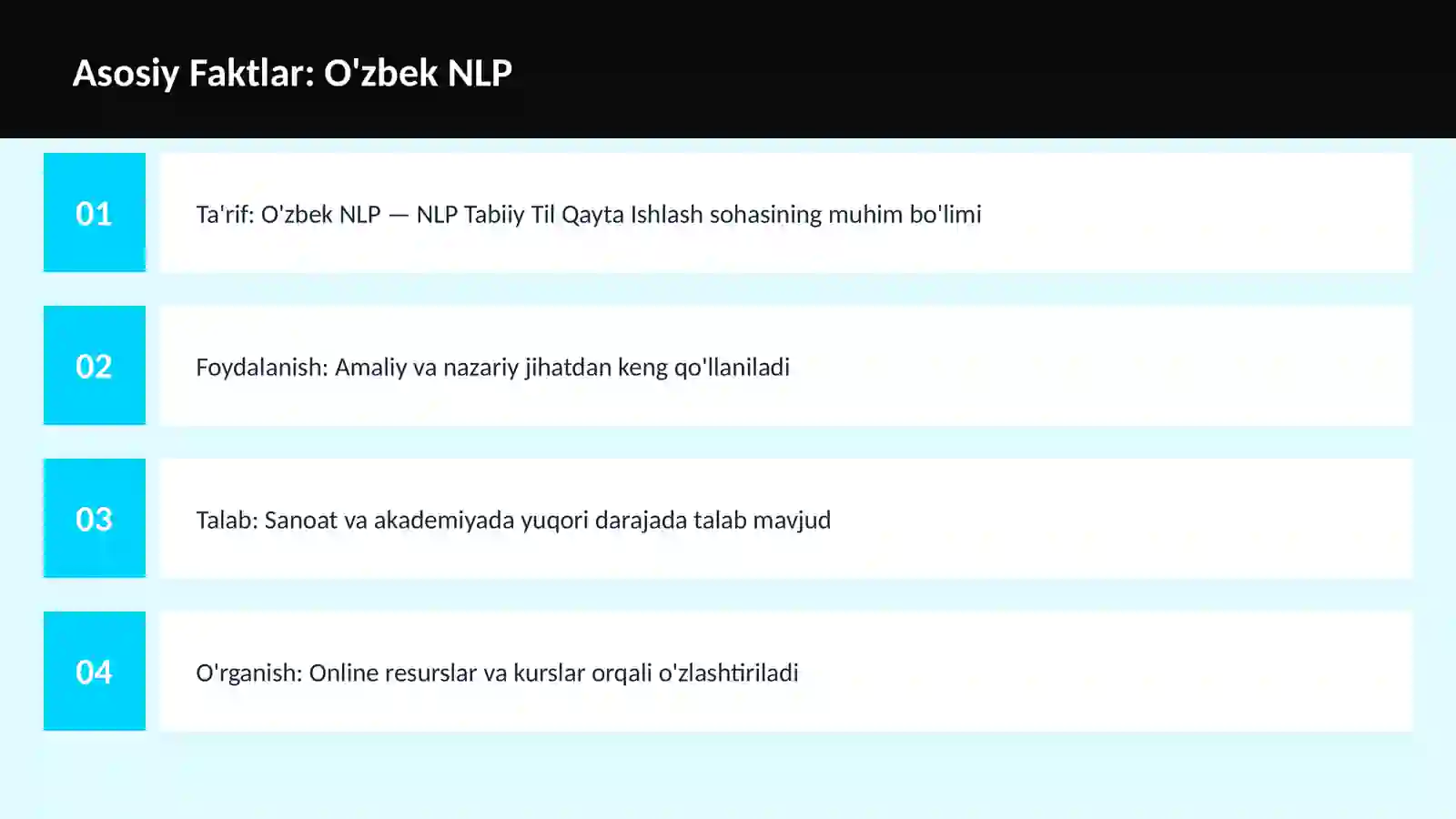 AI | NLP TABIIY TIL QAYTA ISHLASH 3