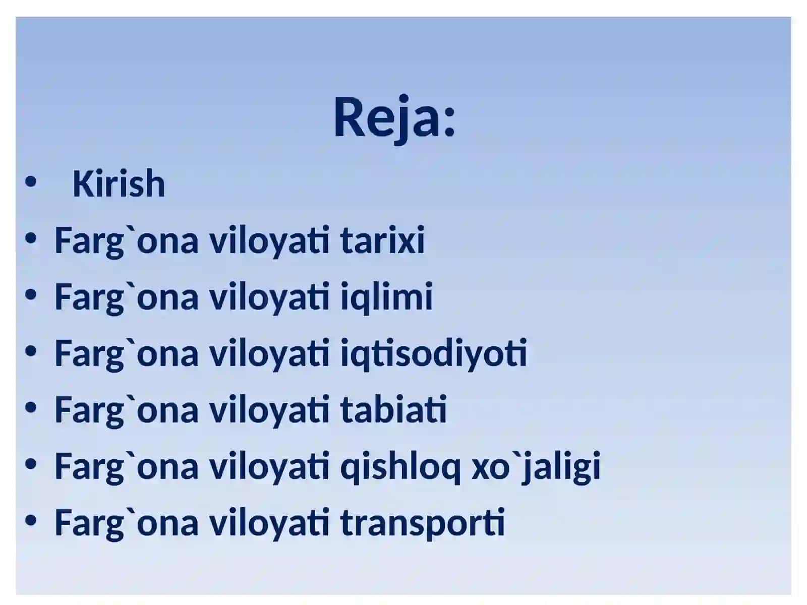 Farg`ona  viloyati 3