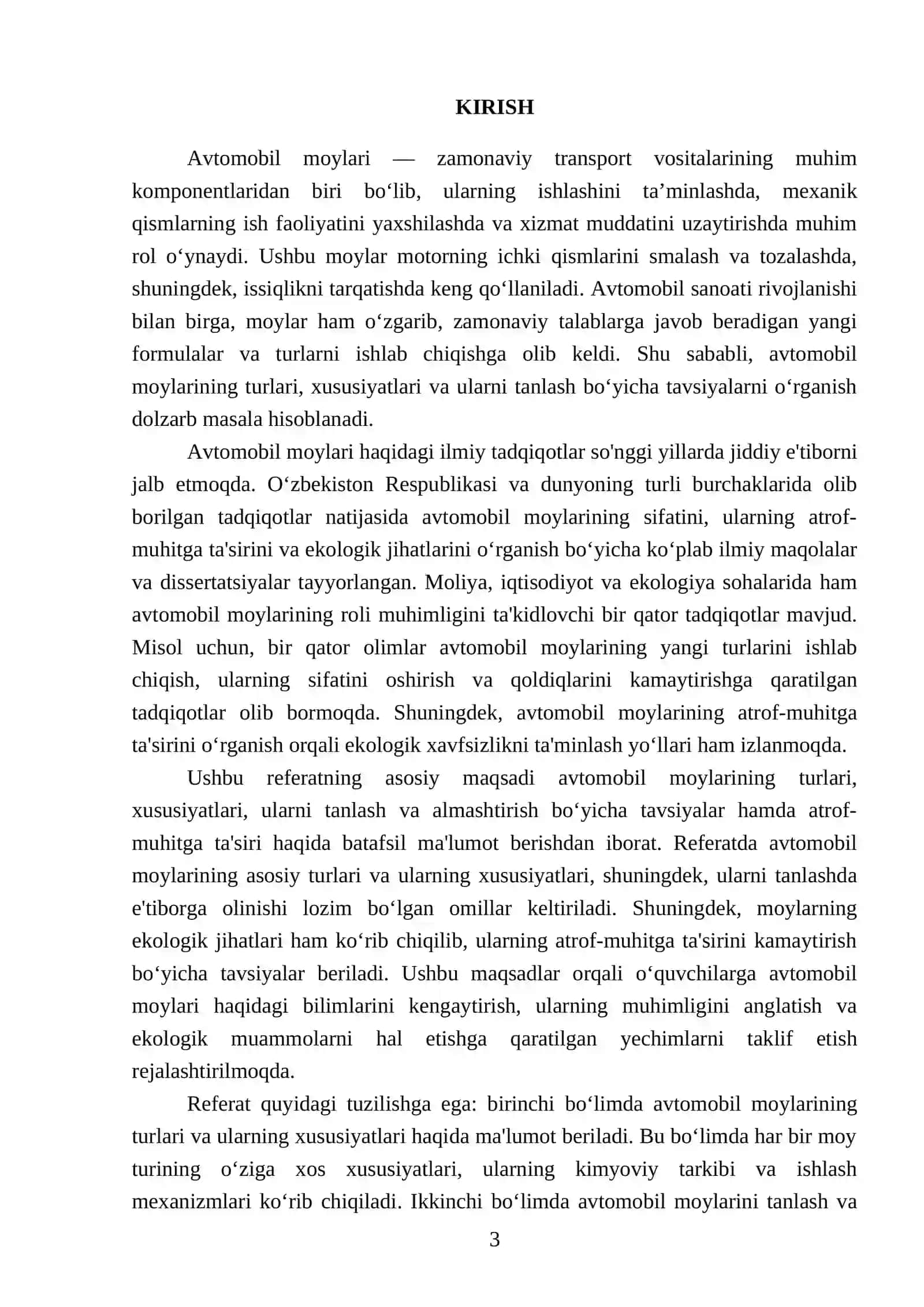Avtomobil moylari 3