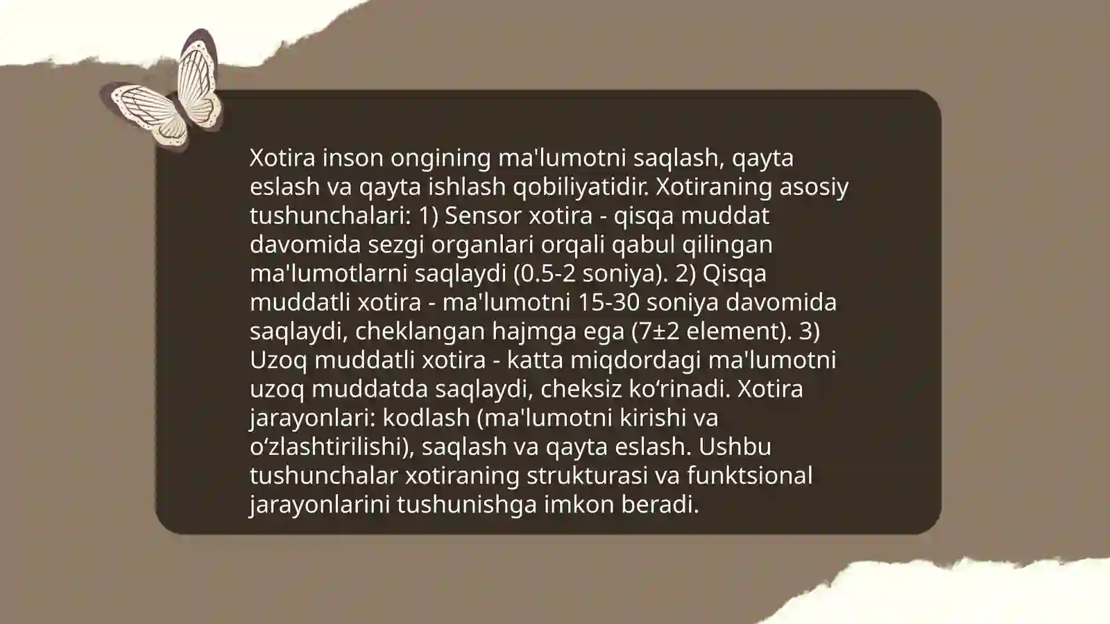 Xotira haqida tushuncha 3