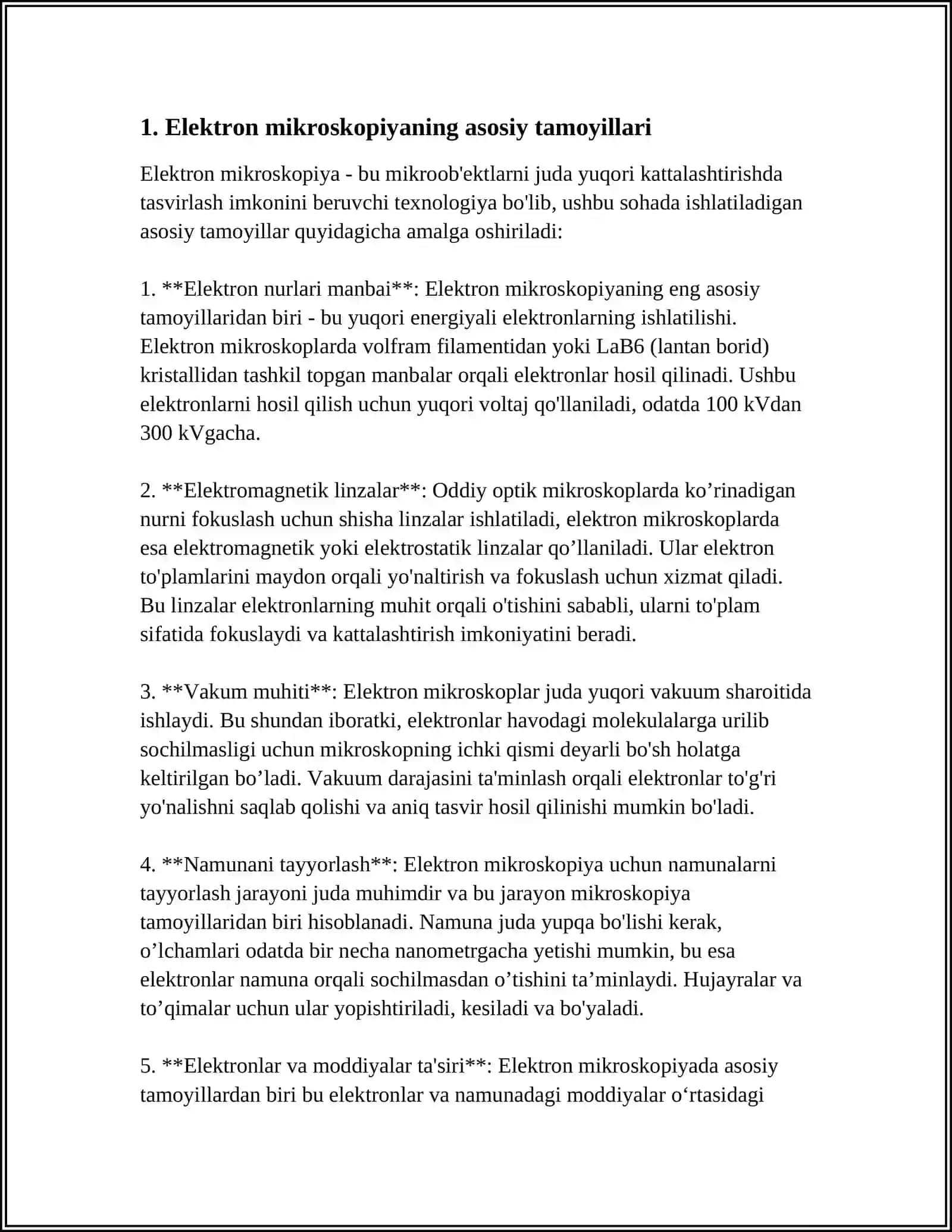 ELEKTRON VA SKANERLOVCHI MIKROSKOPIYA 3