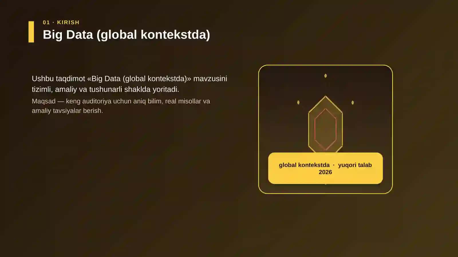 Big Data (global kontekstda) 3